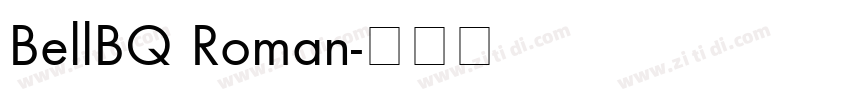 BellBQ Roman字体转换